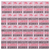 Funny Pink Flamingo Stof (Swatch)