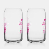 Funny Pink Girly Attitude Quote Blikvorm Glas (Rechts)