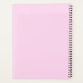 Funny Pink Hardcover Planner for Overthinkers  (Achterkant)