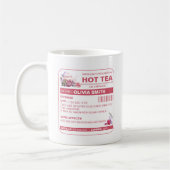 Funny Pink Hot Tea Prescription Tea Coffee Mok (Links)