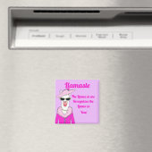 Funny Pink llamaste Gezegde Magnet (Insitu (Vaatwasser))