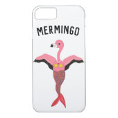 Funny Pink Mermingo Flamingo Mermaid Creature Case-Mate iPhone Case (Achterkant)