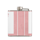 Funny Pink My Caravan Camping Holiday Vinyl Flask Heupfles (Achterkant)