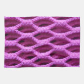 Funny Pink Paarse Crochet Kijk Towel Theedoek (Horizontaal)