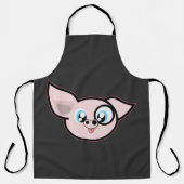 Funny Pink Pig Head Schort (Voorkant)