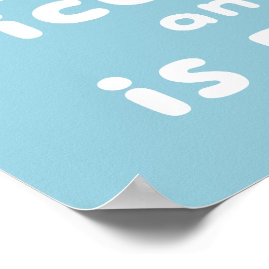 Funny Pink Popsicle Pun Poster (Hoek)