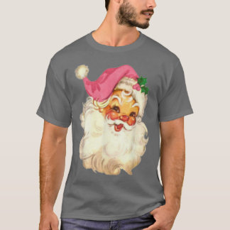Funny  Pink Santa Claus Roze Kerstmis Desi T-shirt