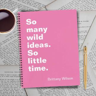 Funny Pink Spiral Notitieboek