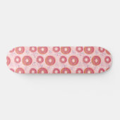 Funny Pink Sprinkle Donuts Girls Skateboard (Horizontaal)