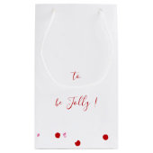 Funny Pink Waterkleurige Nutkraker Ballet Klein Cadeauzakje (Achterkant)