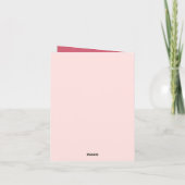 Funny Pink Yelling bij mam Typografie Moederdag Kaart (Achterkant)