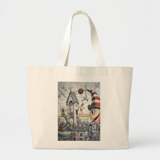 Funny Pinocchio Grote Tote Bag