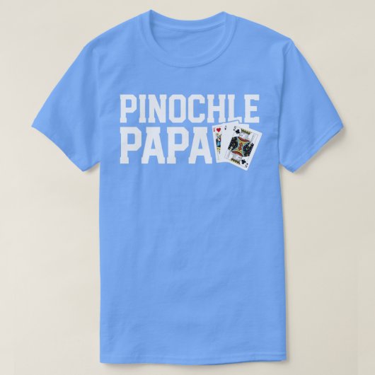 Funny Pinochle Shirt voor heren Pinochle King Gran (Design voorkant)
