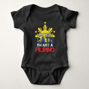 Funny Pinoy Punctuality Filipino Romper