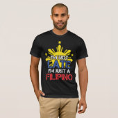 Funny Pinoy Punctuality Filipino T-shirt (Voorkant volledig)