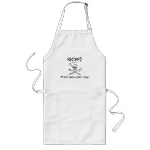 Funny Pirate Chef Apron Lang Schort
