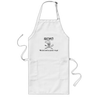 Funny Pirate Chef Apron voor Man Lang Schort