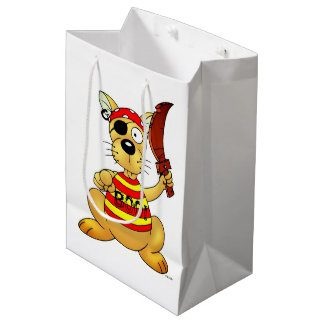 Funny Pirate Dog with Toy Sword Medium Cadeauzakje