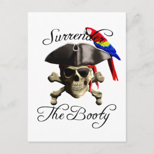 Funny Pirate geeft de macht over Briefkaart