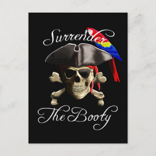 Funny Pirate geeft de macht over Briefkaart