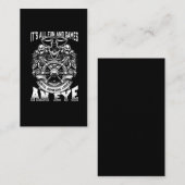 Funny Pirate Humor Botten Skull Eye kapitein Visitekaartje (Voorkant / Achterkant)