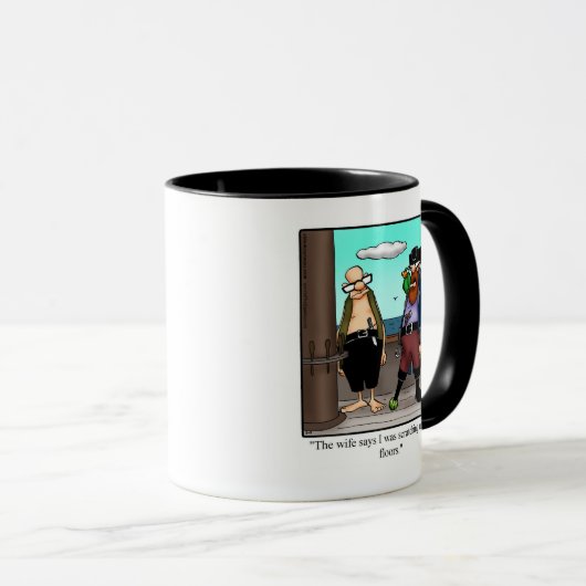 Funny Pirate Humor Mok Gift (Voorkant rechts)
