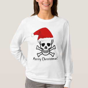 Funny Pirate Merry kerstgroet Arrgh Matey T-shirt