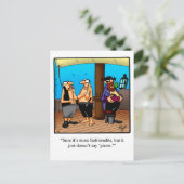 Funny "Pirate Mode" Humor Briefkaart (Staand voorkant)