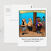 Funny "Pirate Mode" Humor Briefkaart (Voorkant / Achterkant)