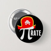 Funny Pirate Ronde Button 5,7 Cm (Voorkant /achterkant)