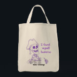 Funny Pirate Skeleton Humerus Bone Pun Art Tote Bag<br><div class="desc">A classic pirate skeleton wearing a tricorn hat and making a witty anatomy joke. Great for fans of nautical themes, dad jokes, and skeletal humor.</div>
