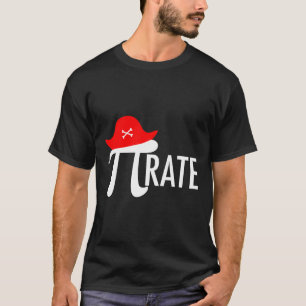 Funny Pirate Wiskunde Pun - Pi Day Symbol Humor T- T-shirt