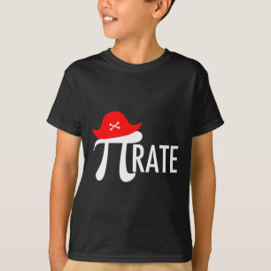 Funny Pirate Wiskunde Pun - Pi Day Symbol Humor T- T-shirt