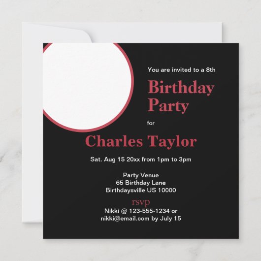 FUNNY PIRATES KINDER THEMA VERJAARDAGSTAART KAART (Achterkant)