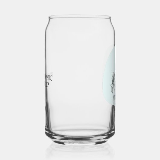Funny Pisces Zodiac Disco Fish Drinkware Set Blikvorm Glas (Rechts)