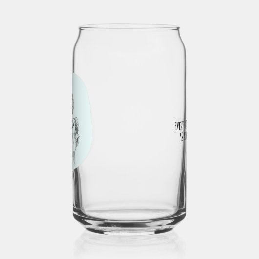 Funny Pisces Zodiac Disco Fish Drinkware Set Blikvorm Glas (Links)