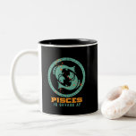 Funny Pisces Zodiac Star Sign Astrology Birthday Tweekleurige Koffiemok<br><div class="desc">Pisces zodiac star en symbool. retrospectief ontwerp voor degenen die in februari of maart geboren zijn. Koel en grappig verjaardagsfeest voor Pisces baby, koning, koningin, prinses en het leven van het feest. Ideaal voor diegenen die van constellatie, astrologie, sterrenteken en horoscoop houden. Geweldig kerstcadeau en verjaardagscadeau voor zoon, dochter, vrienden,...</div>