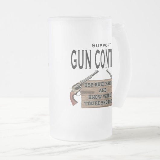 Funny Pistool Contol Beer Mok (Voorkant rechts)
