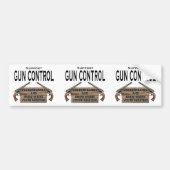 Funny Pistool Control Bumperstickers (Voorkant)