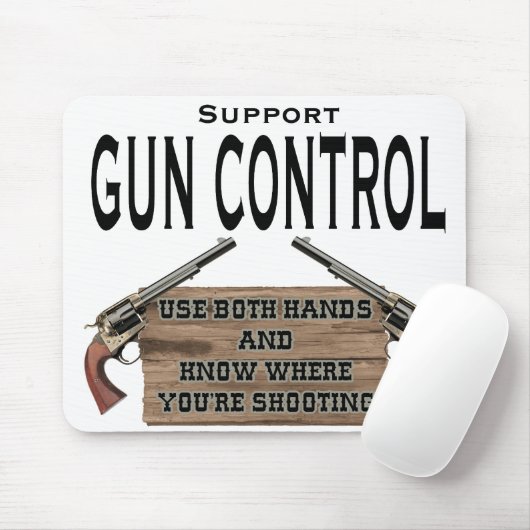 Funny Pistool Control Muismat #1 (Met muis)