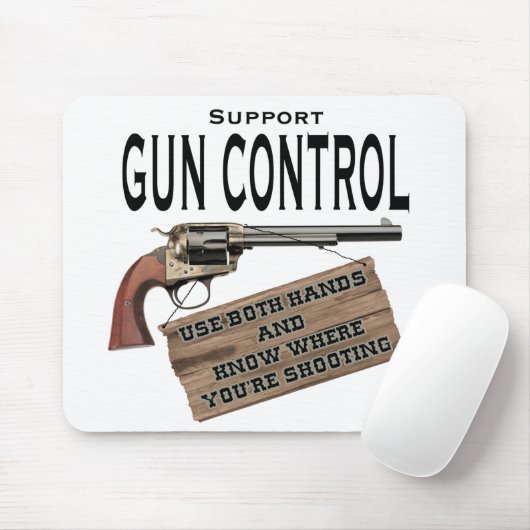 Funny Pistool Control Muismat #2 (Met muis)