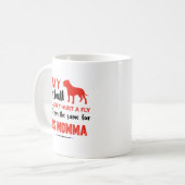 Funny Pit-bull design Koffiemok (Voorkant links)