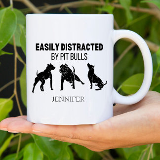 Funny Pit Bull Dog Breed Koffiemok