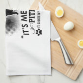 Funny Pitbull-Design Theedoek (Quarter Fold)