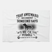 Funny Pitbull-Design Theedoek (Horizontaal)