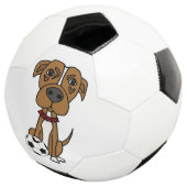 Funny Pitbull Dog-speldensport Voetbal (Drie kwart)