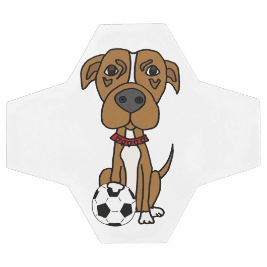 Funny Pitbull Dog-speldensport Voetbal (Enkel)