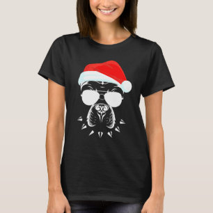 Funny Pitbull Dog-zonnebril met Pet-biet C T-shirt