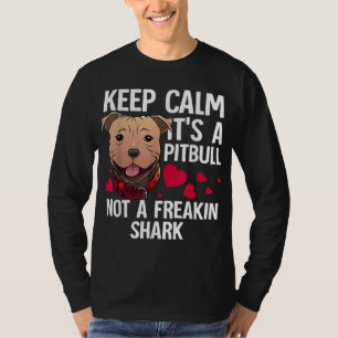 Funny Pitbull Gift for Men Women Hondenliefhebber  T-shirt