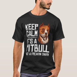 Funny Pitbull Gift for Men Women Hondenliefhebber  T-shirt